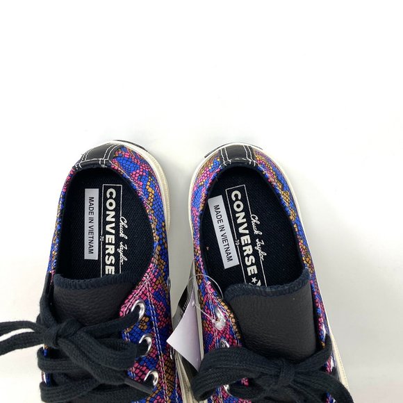 Converse CHUNK 70 OX Blue Pink Egret Canvas Low Top Sneaker Women's Size 570265C - Picture 3 of 11